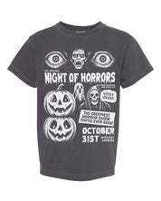 Night of Horrors - Pepper Youth Comfort Colors Tee Little Mama Shirt Shop