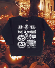Night of Horrors - Black Child Sweater Little Mama Shirt Shop