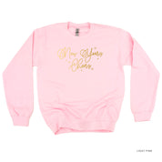 New Years Cheers - Stars/Script - BASIC Fleece Little Mama Shirt Shop LLC