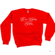 New Years Cheers - Stars/Script - BASIC Fleece Little Mama Shirt Shop LLC