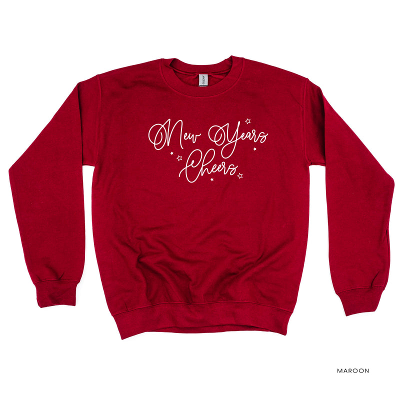 New Years Cheers - Stars/Script - BASIC Fleece