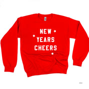 New Years Cheers - Block Font - BASIC Fleece Little Mama Shirt Shop LLC