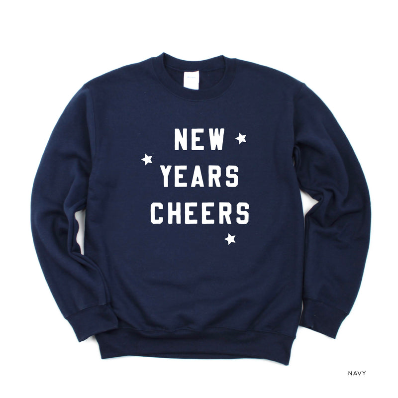 New Years Cheers - Block Font - BASIC Fleece