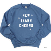 New Years Cheers - Block Font - BASIC Fleece Little Mama Shirt Shop LLC