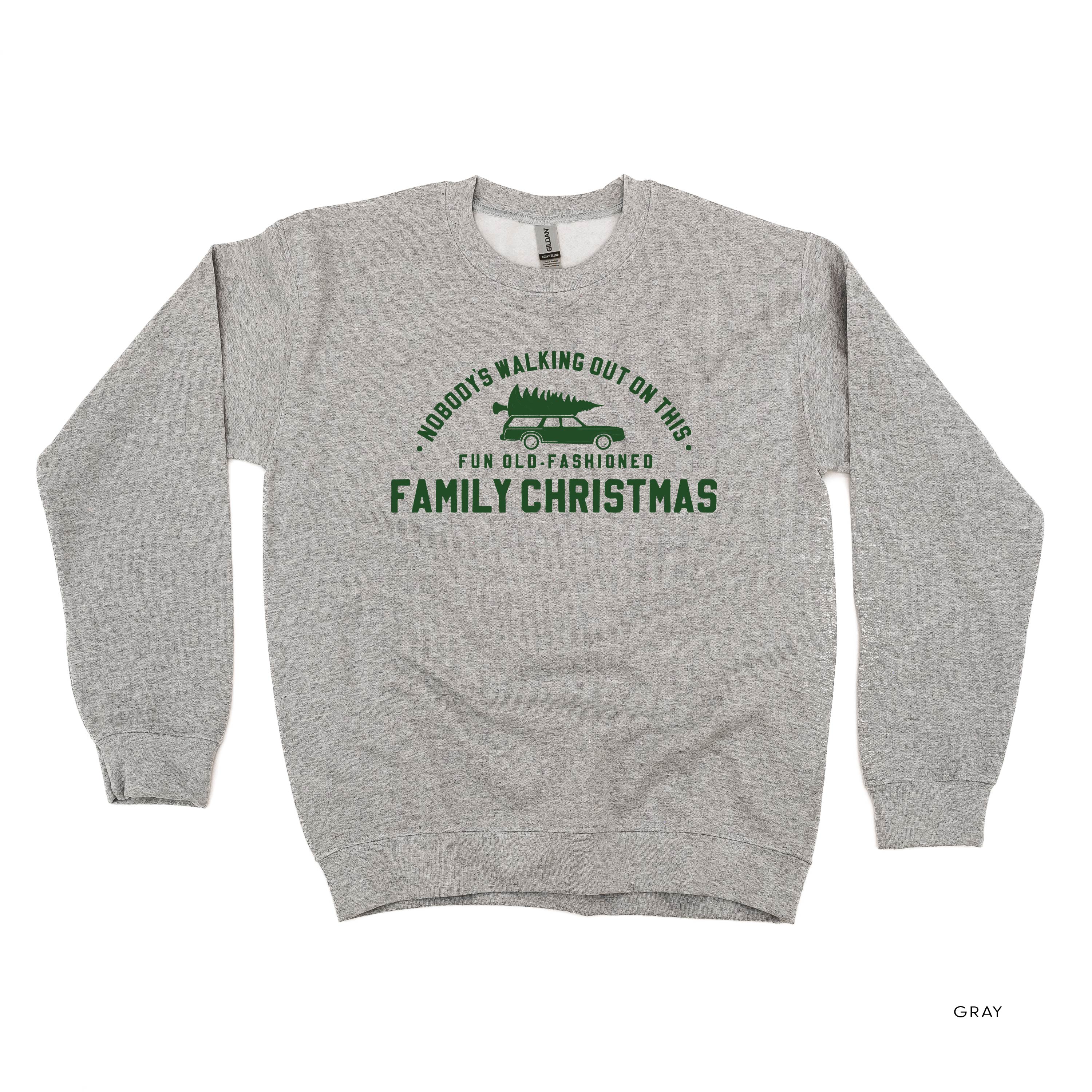 Nobody's Walking Out On This Fun Old-Fashioned Family Christmas - BASIC Fleece Little Mama Shirt Shop LLC