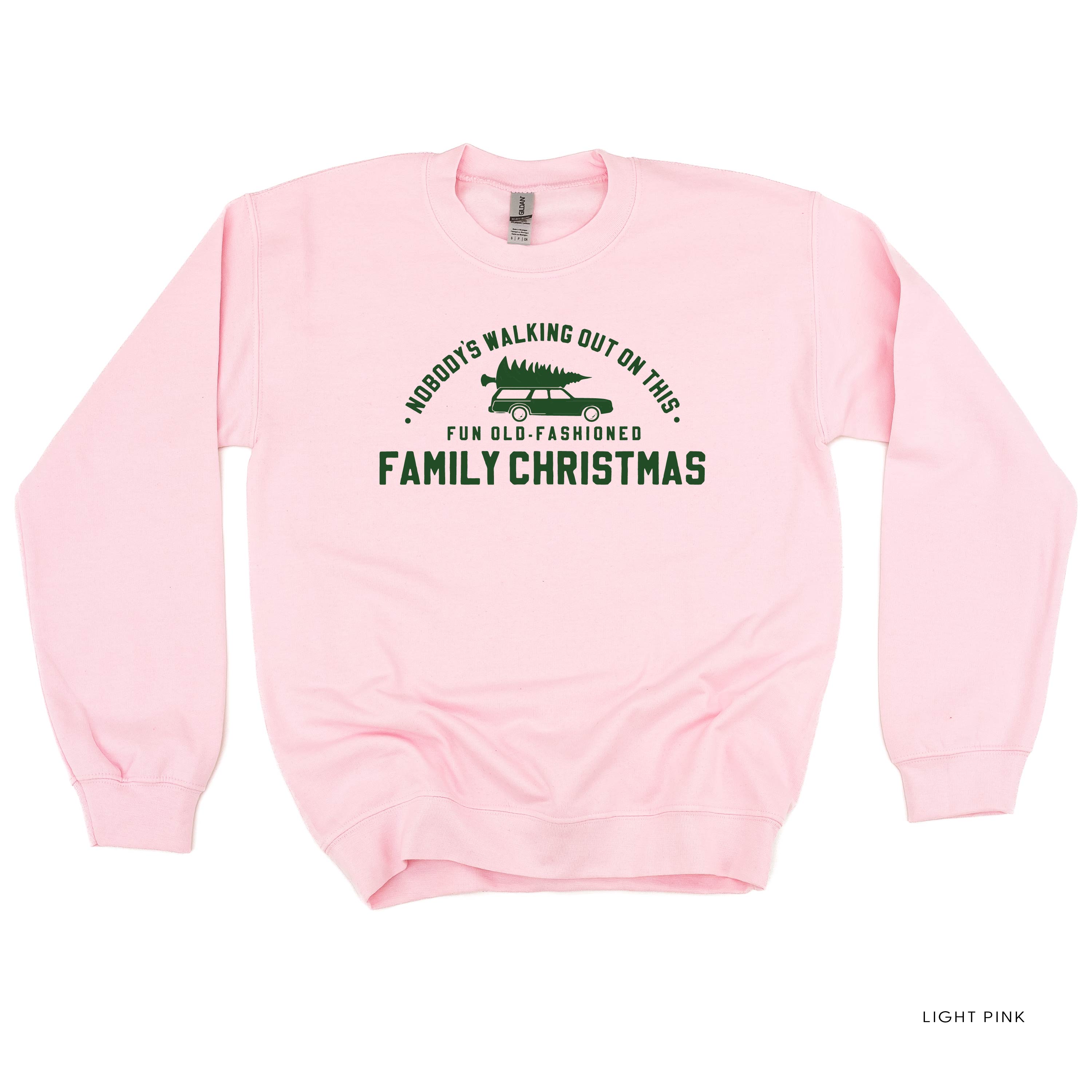 Nobody's Walking Out On This Fun Old-Fashioned Family Christmas - BASIC Fleece Little Mama Shirt Shop LLC