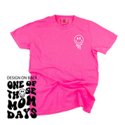 Melting Motherhood - ONE OF THOSE MOM DAYS - (w/ Melty Smiley) - Comfort Colors Tee Little Mama Shirt Shop