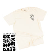 Melting Motherhood - ONE OF THOSE MOM DAYS - (w/ Melty Smiley) - Comfort Colors Tee Little Mama Shirt Shop