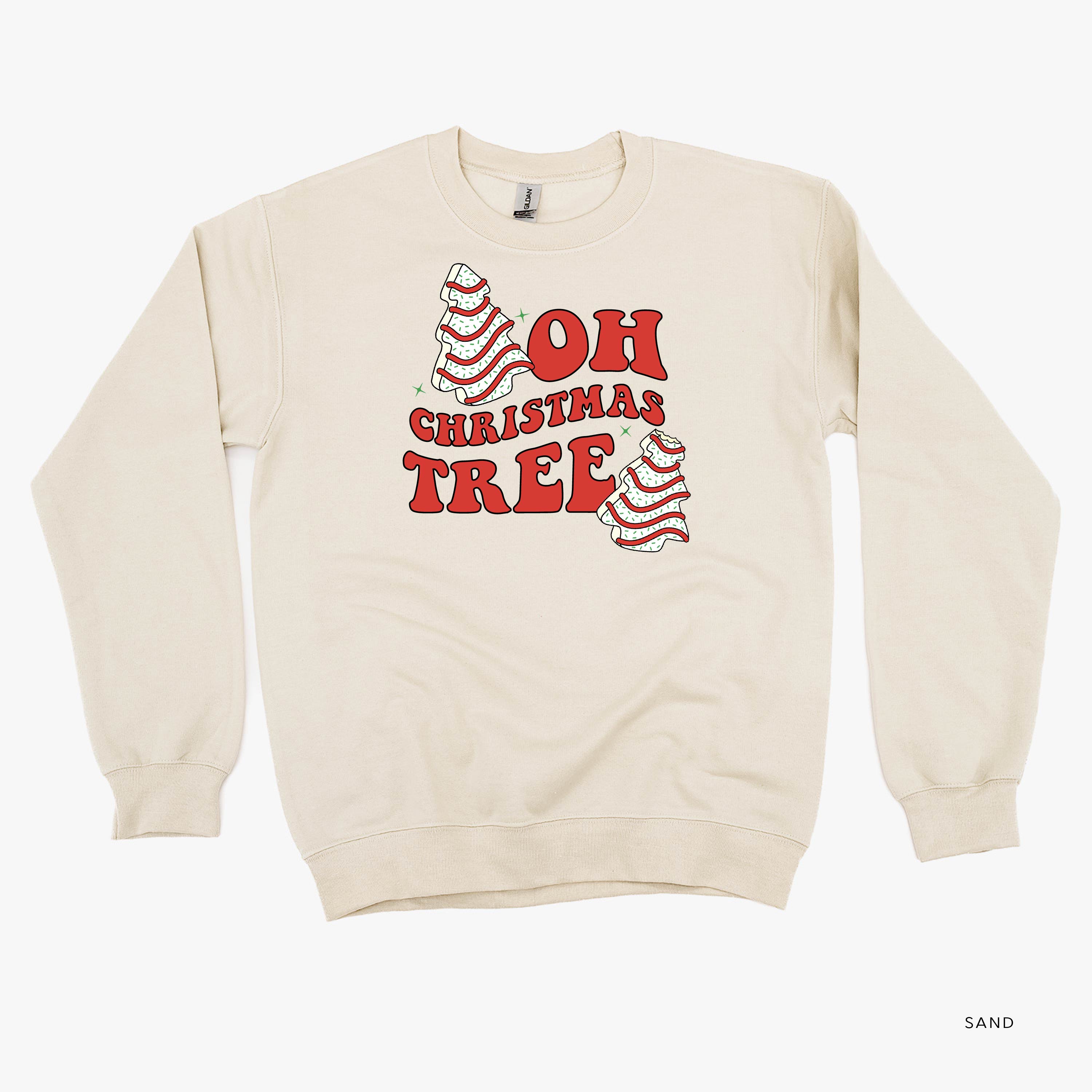 Oh Christmas Tree - BASIC Fleece Little Mama Shirt Shop LLC