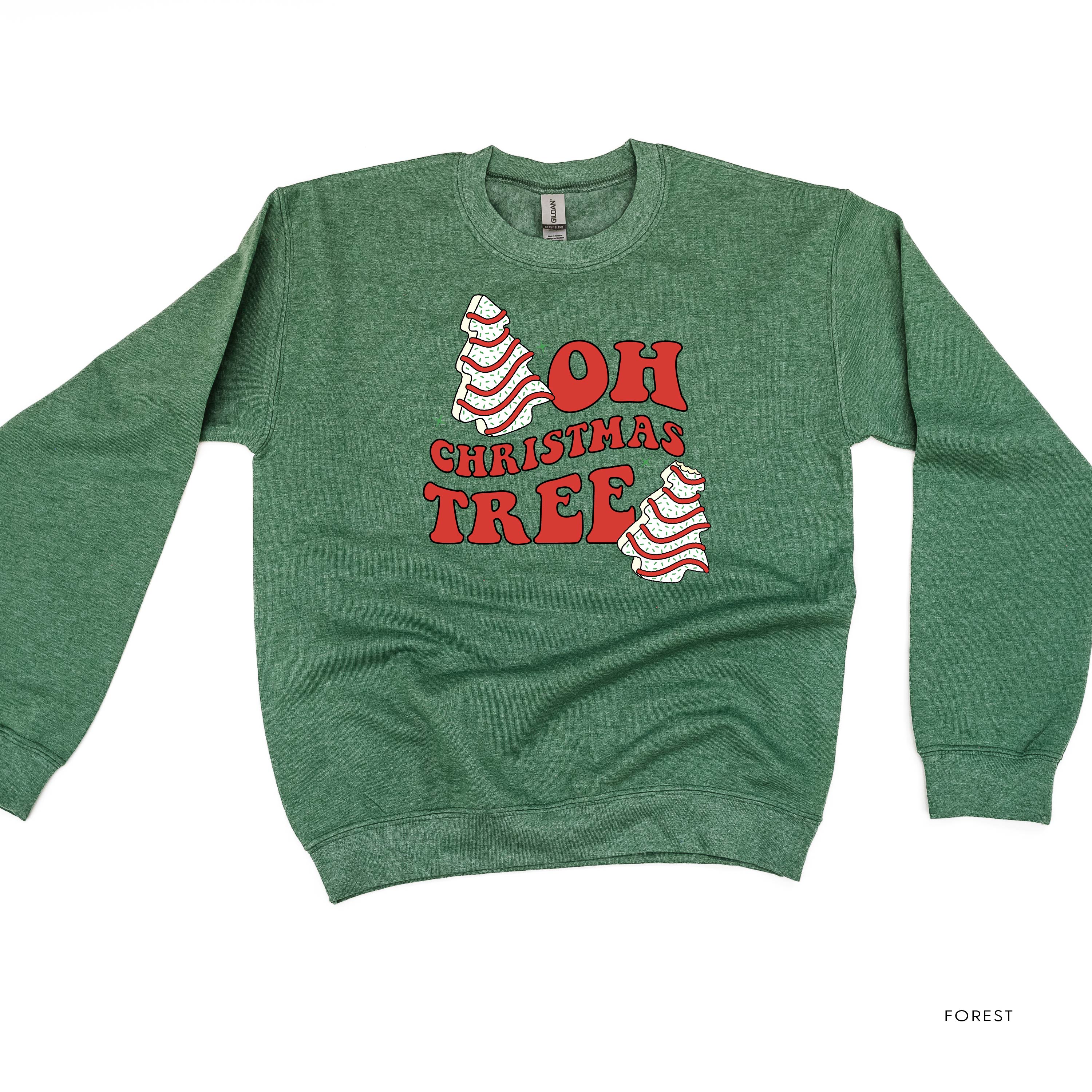 Oh Christmas Tree - BASIC Fleece Little Mama Shirt Shop LLC
