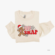 Oh Snap - Gingerbread Man - BASIC Fleece Little Mama Shirt Shop LLC