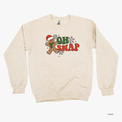 Oh Snap - Gingerbread Man - BASIC Fleece Little Mama Shirt Shop LLC