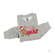 Oh Snap - Gingerbread Man - BASIC Fleece Little Mama Shirt Shop LLC
