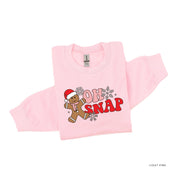 Oh Snap - Gingerbread Man - BASIC Fleece Little Mama Shirt Shop LLC