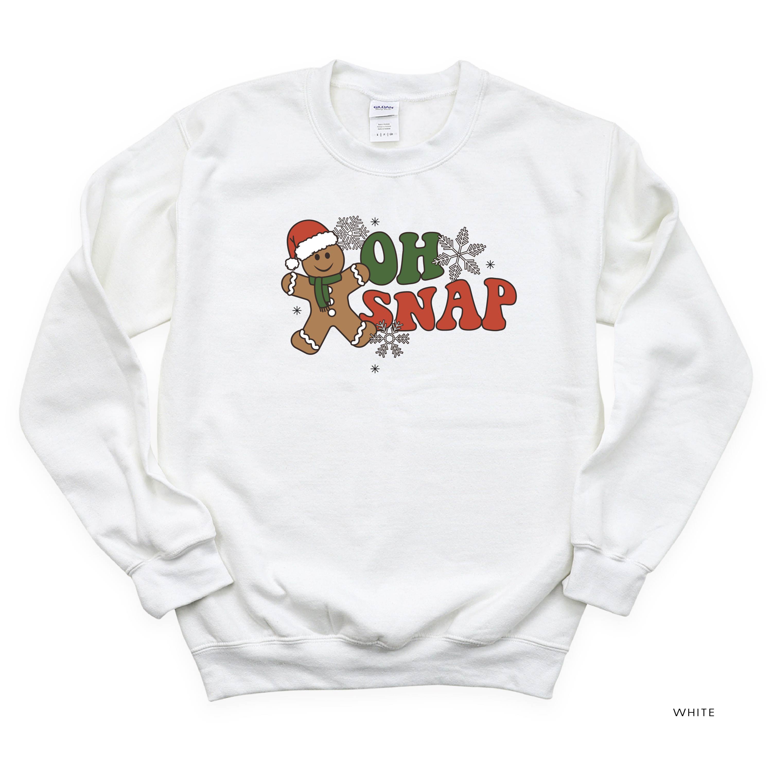 Oh Snap - Gingerbread Man - BASIC Fleece Little Mama Shirt Shop LLC