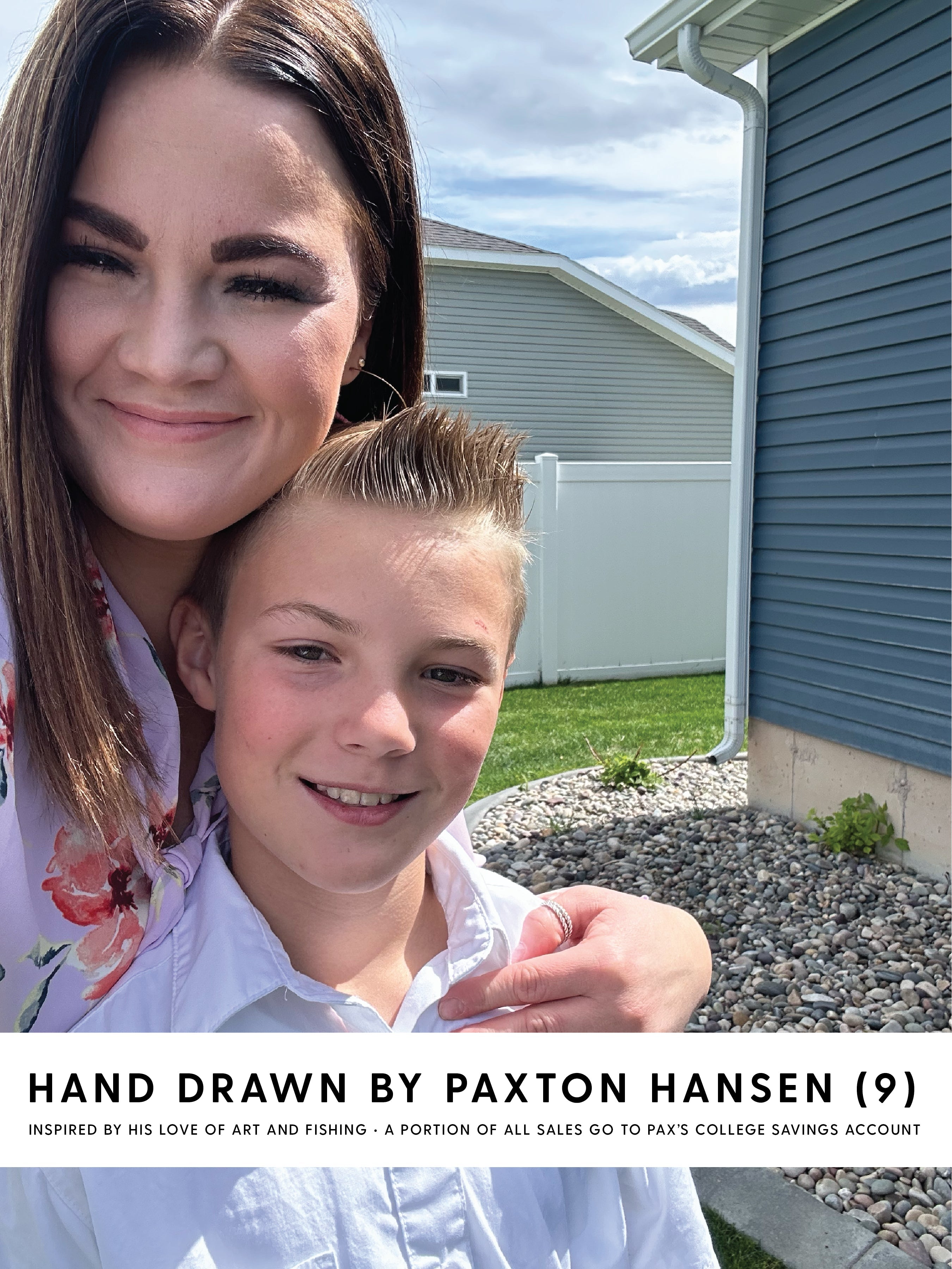 Hand Drawn Brook Trout - Child Sweater Little Mama Shirt Shop