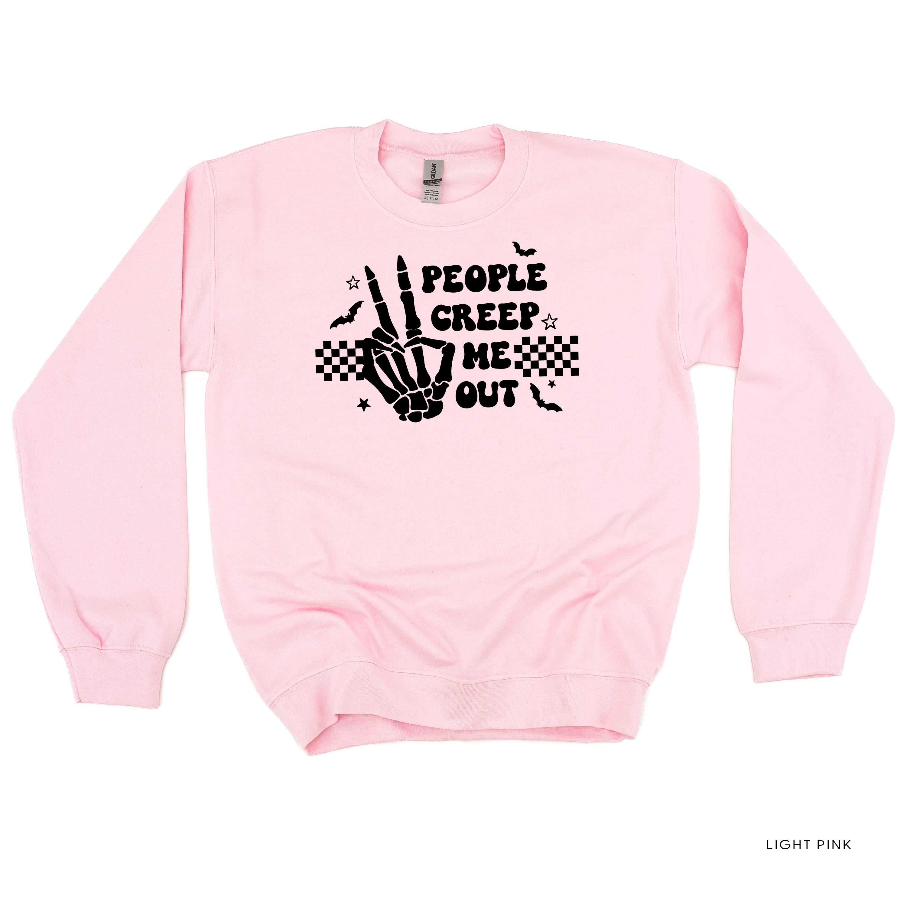 People Creep Me Out - Basic Fleece Crewneck Little Mama Shirt Shop LLC