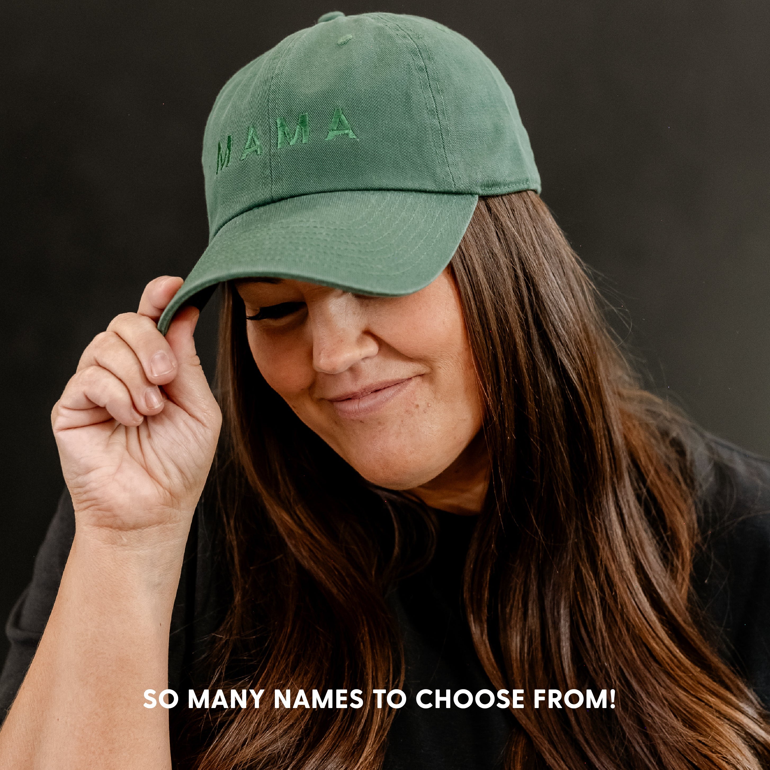 '47 Hat - Choose Your Name - Tiny Caps - Tone on Tone Little Mama Shirt Shop