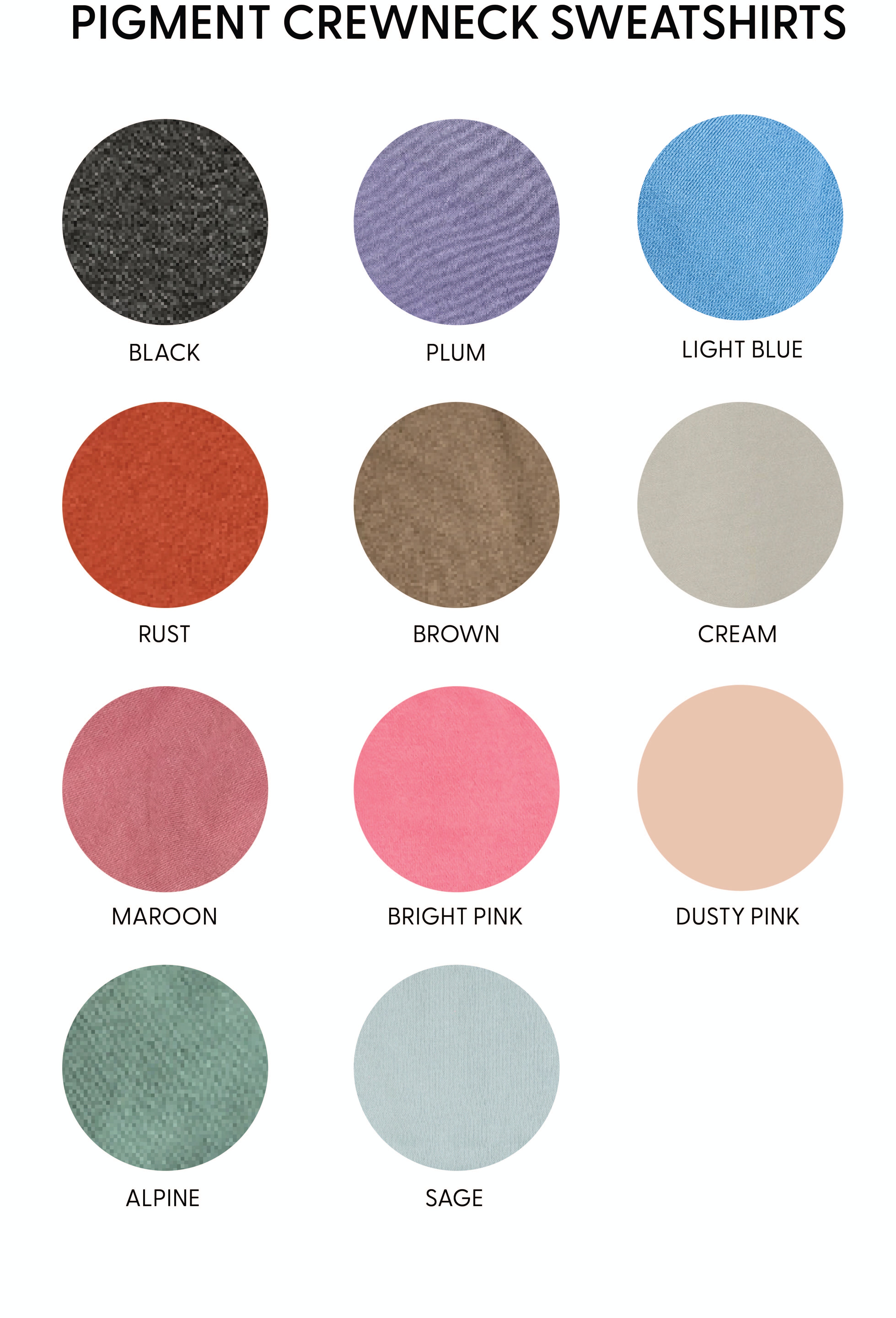 Classic DANCE DEPOT Logo (CIRCLE) - Pigment Crewneck Sweatshirt