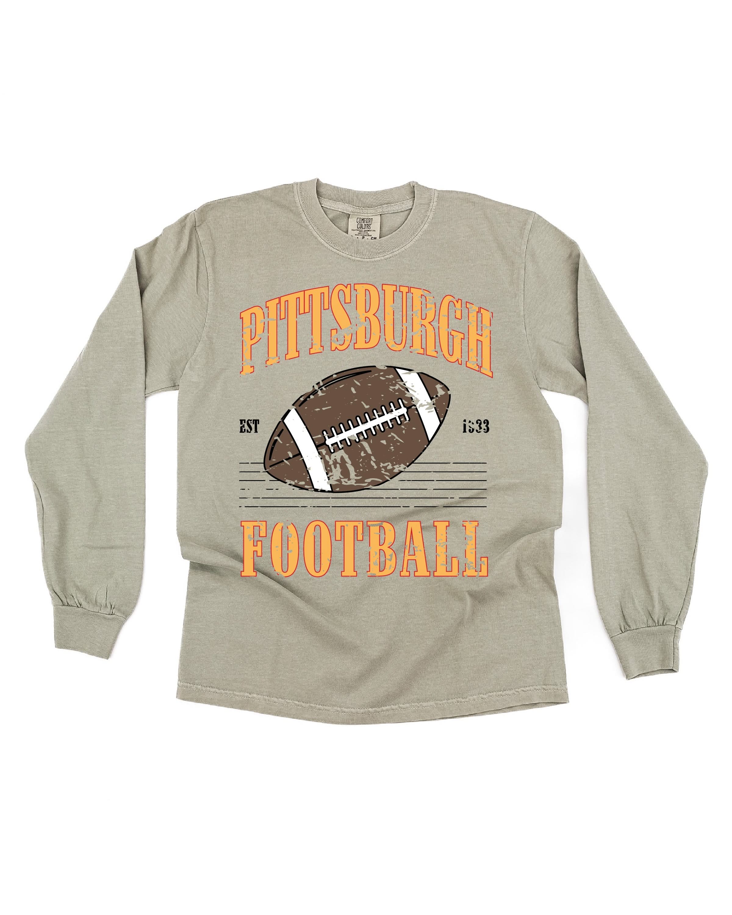 Touchdown Tees - LONG SLEEVE Comfort Colors Tee Little Mama Shirt Shop