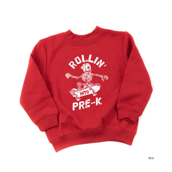 Skateboarding Skelly - Rollin' into Pre-K - Child Sweater