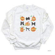 Pumpkins-n-Bows - Basic Fleece Crewneck Little Mama Shirt Shop LLC