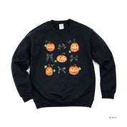 Pumpkins-n-Bows - Basic Fleece Crewneck Little Mama Shirt Shop LLC