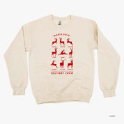 Reindeer - North Pole Delivery Crew - BASIC Fleece Little Mama Shirt Shop LLC
