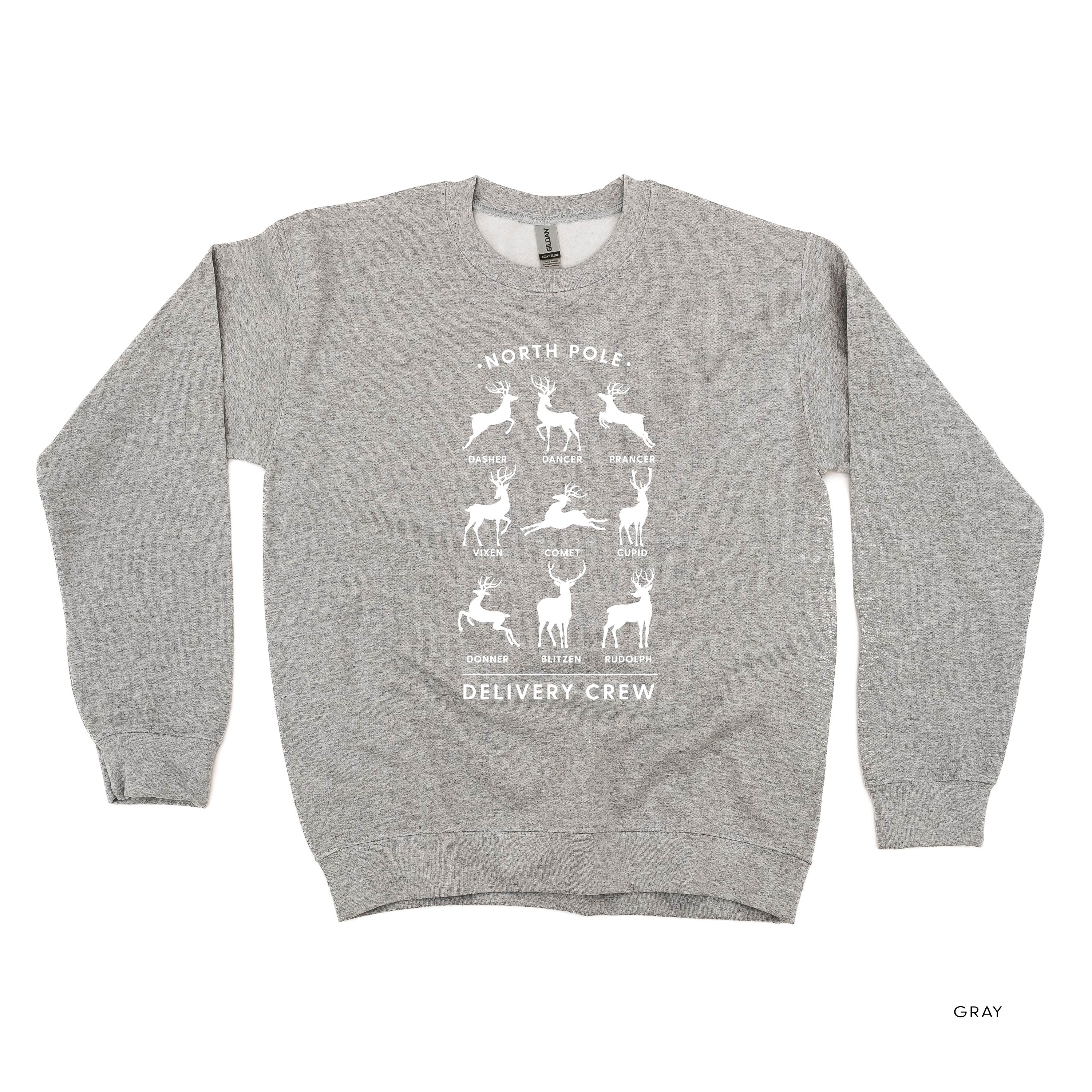 Reindeer - North Pole Delivery Crew - BASIC Fleece Little Mama Shirt Shop LLC