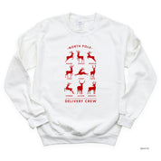 Reindeer - North Pole Delivery Crew - BASIC Fleece Little Mama Shirt Shop LLC