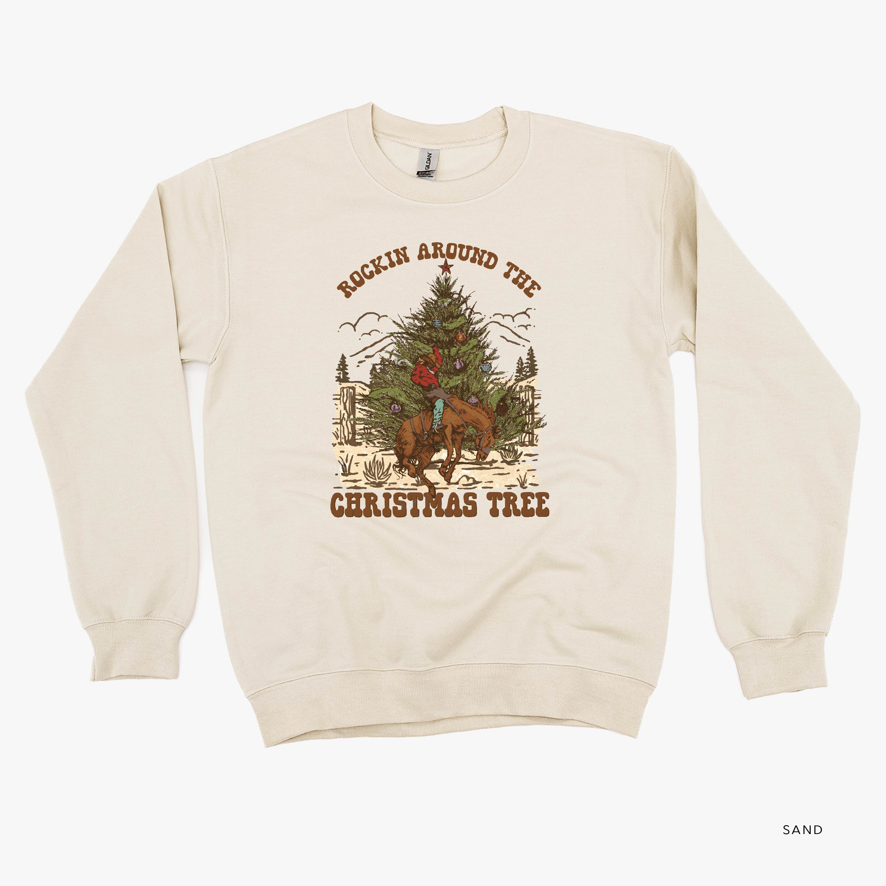 Rockin Around The Christmas Tree - BASIC Fleece Little Mama Shirt Shop LLC