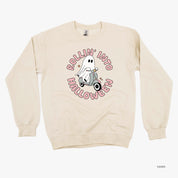 Rollin' Into Halloween - Basic Fleece Crewneck Little Mama Shirt Shop LLC