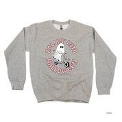 Rollin' Into Halloween - Basic Fleece Crewneck Little Mama Shirt Shop LLC