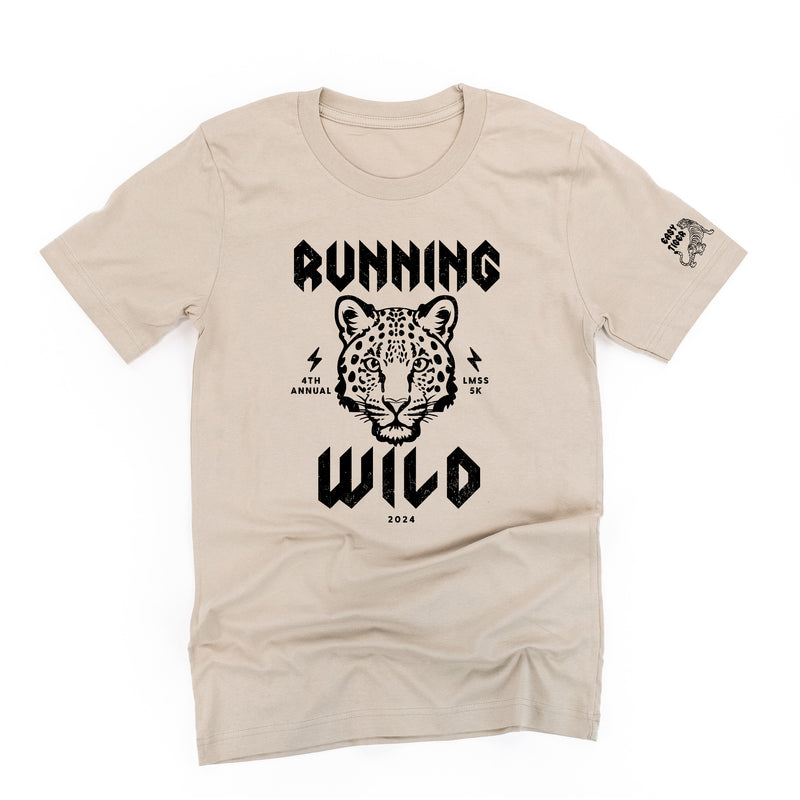 Adult Unisex Tee - RUNNING WILD - 2024 5K Registration and Race Day Shirt