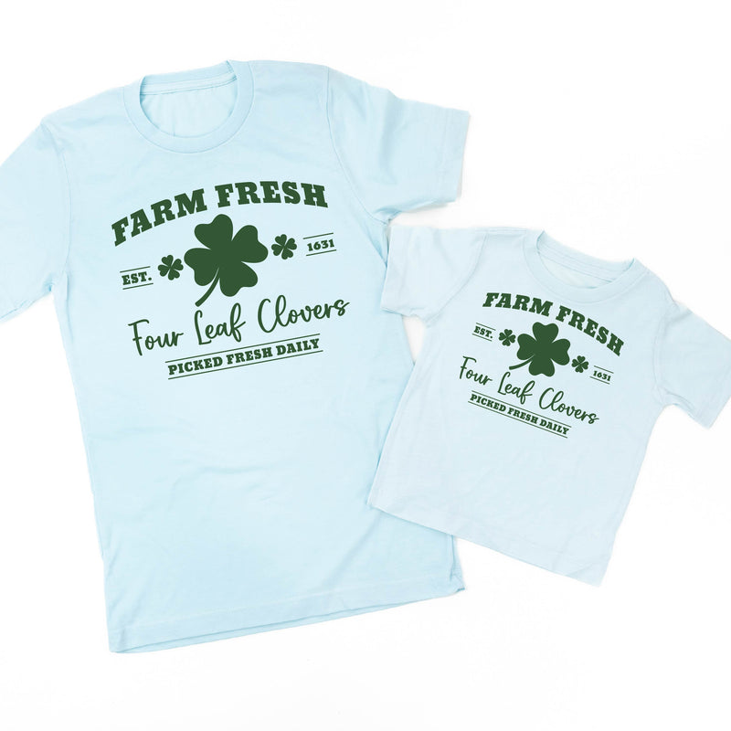 Farm Fresh Four Leaf Clovers - Set of 2 Tees