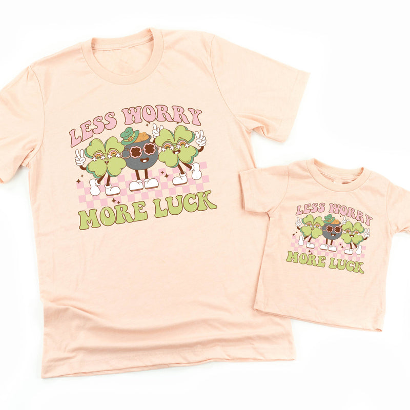 Less Worry More Luck - Set of 2 Tees
