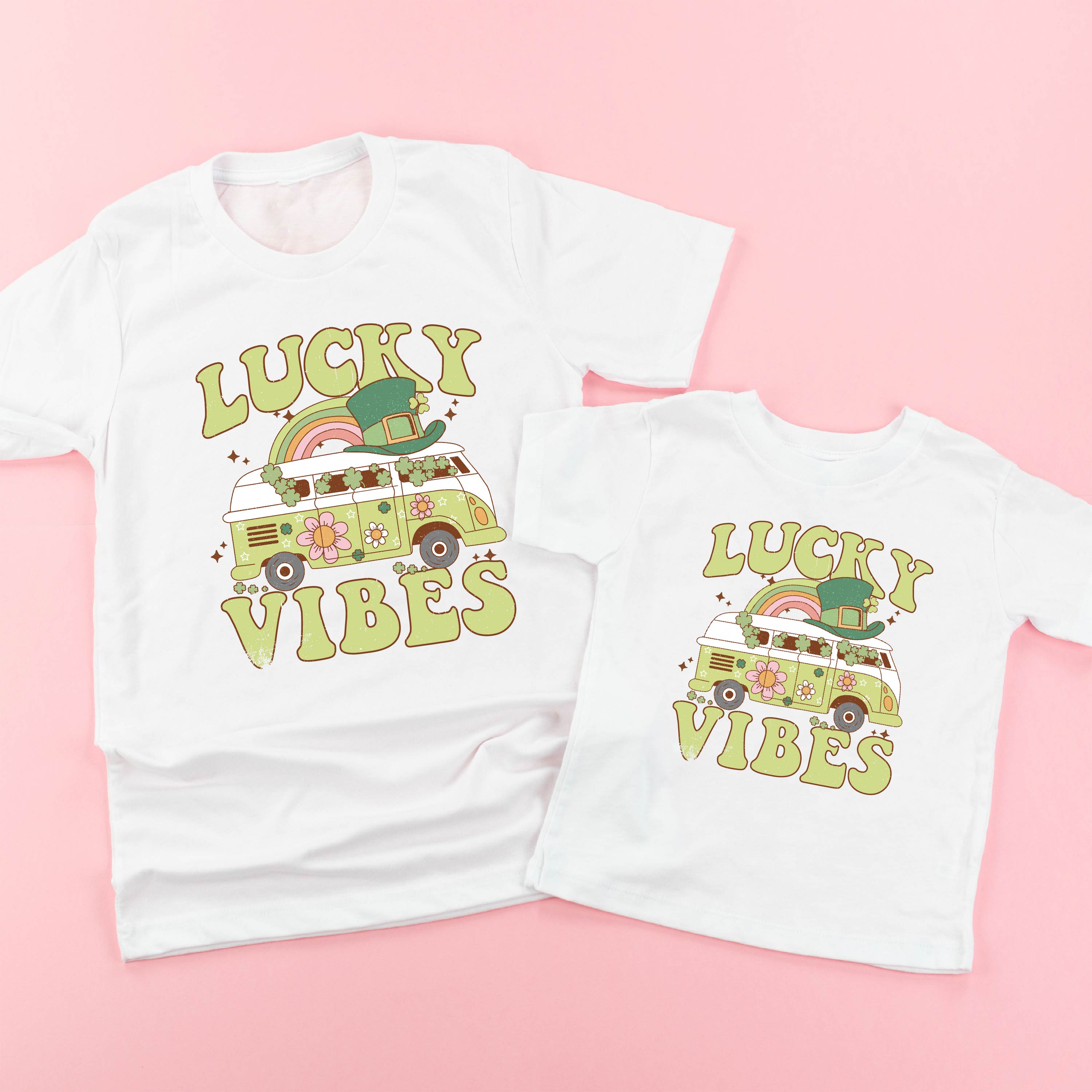 Lucky Vibes - Set of 2 Tees Little Mama Shirt Shop