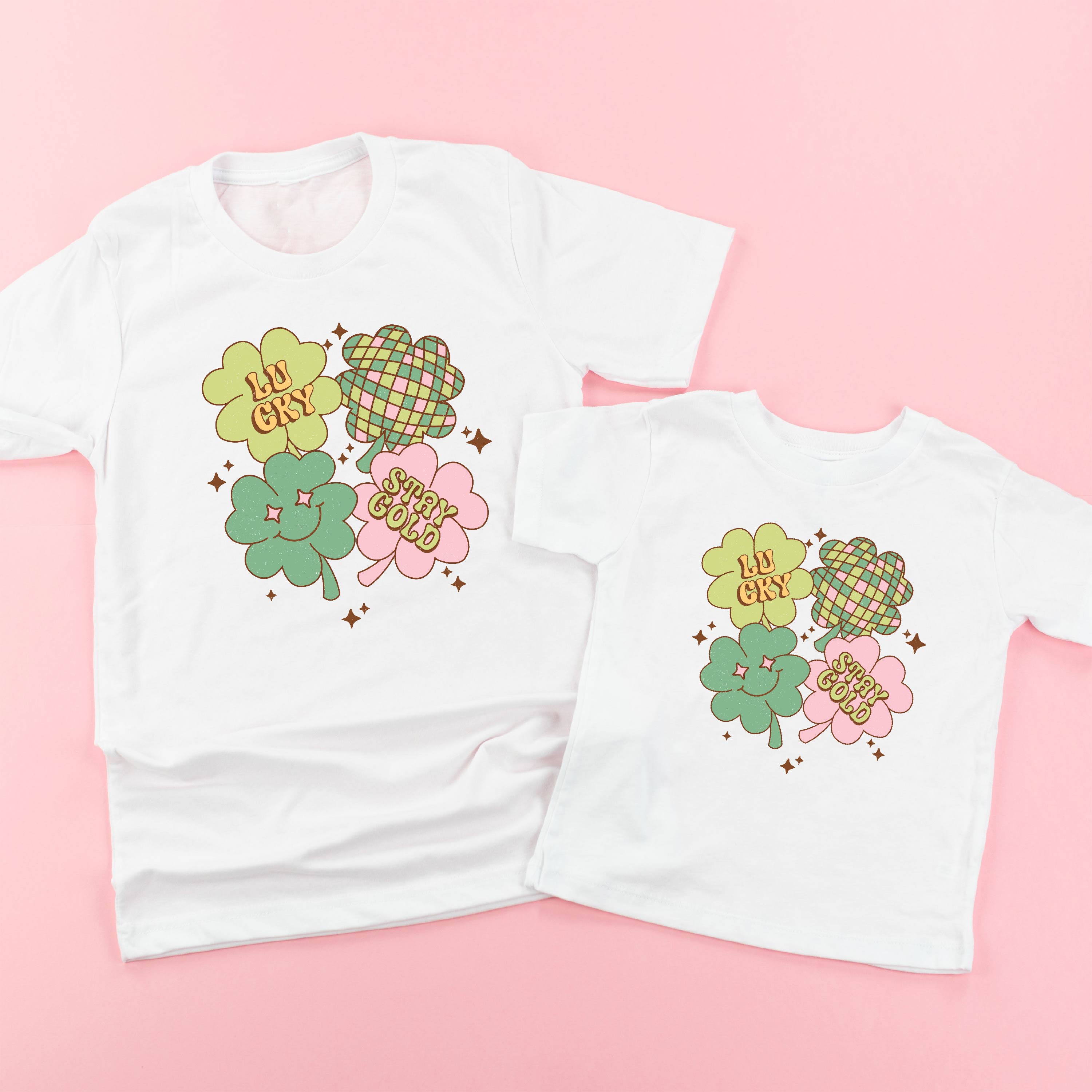 Lucky Disco - Set of 2 Tees Little Mama Shirt Shop
