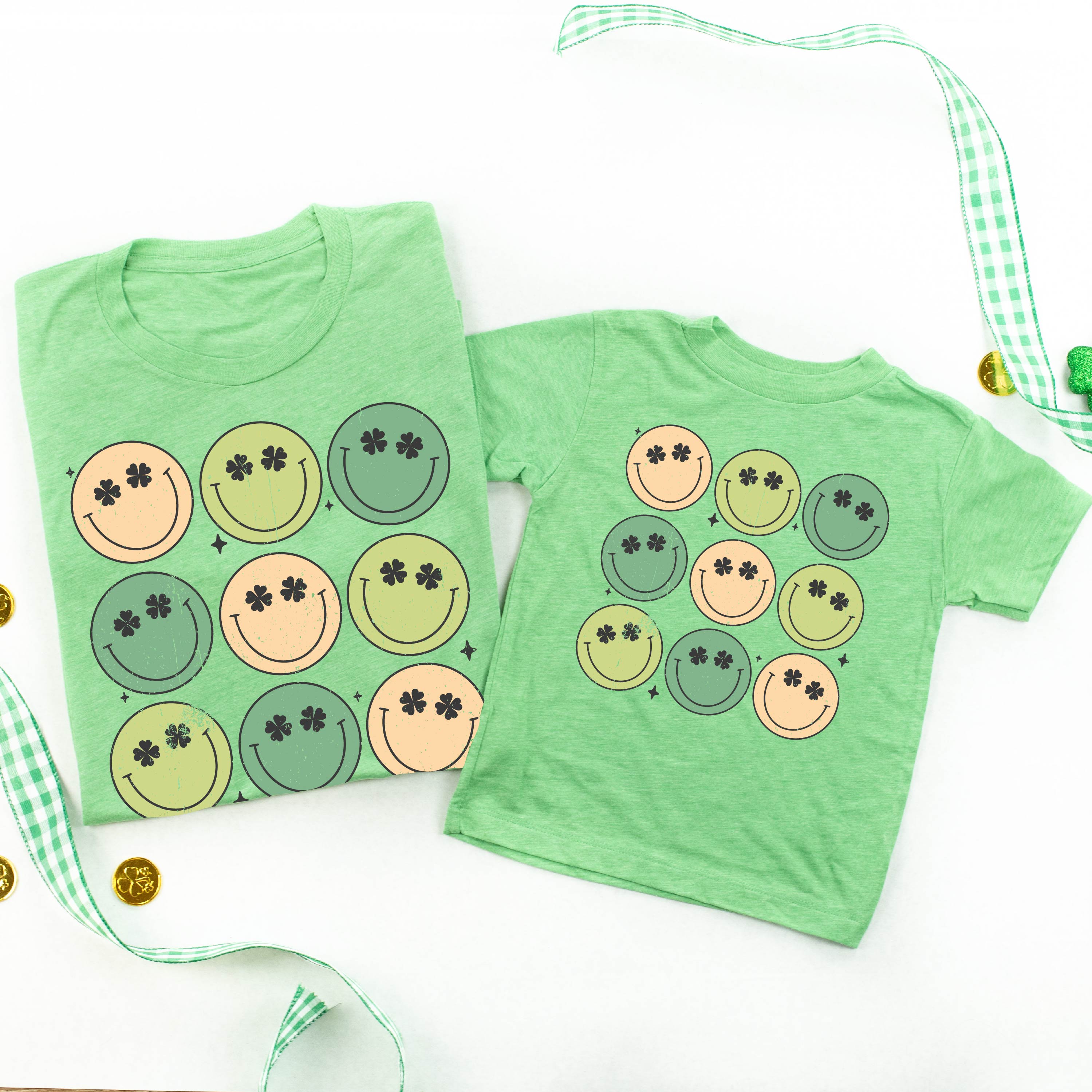 SET_OF_TEES_3x3_Saint_Patricks_Smilies_little_mama_shirt_shop
