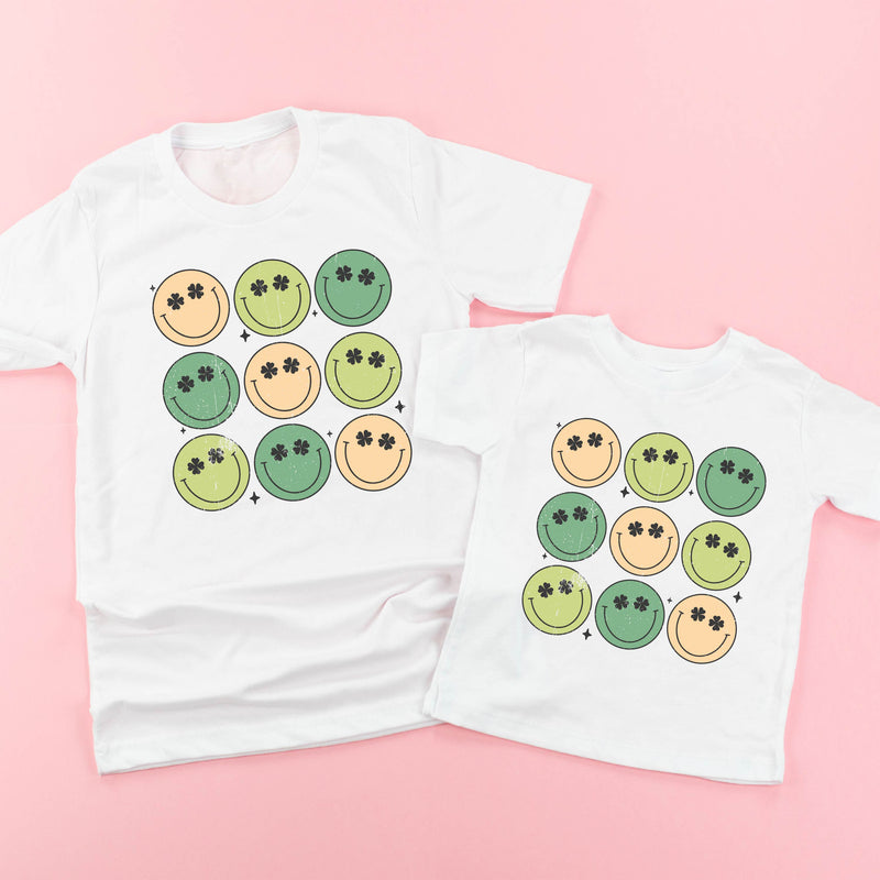3x3 - St. Patrick's Day Smilies - Set of 2 Tees