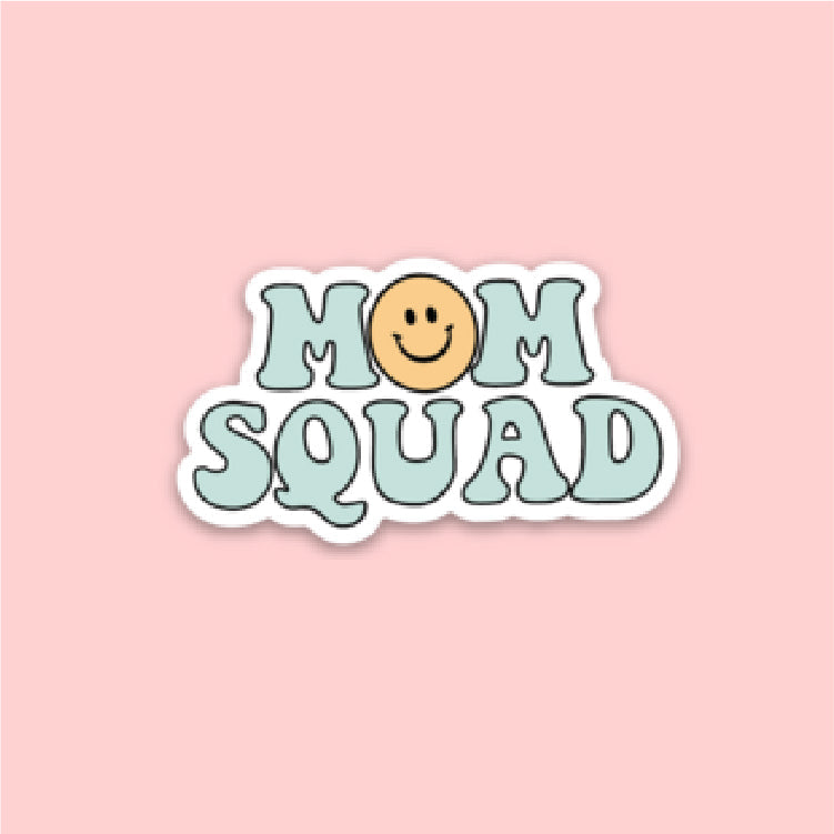 LMSS® STICKER - The Retro Edit - Mom Squad Little Mama Shirt Shop LLC