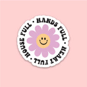 LMSS® STICKER - The Retro Edit - House Full Hands Full Heart Full Little Mama Shirt Shop LLC