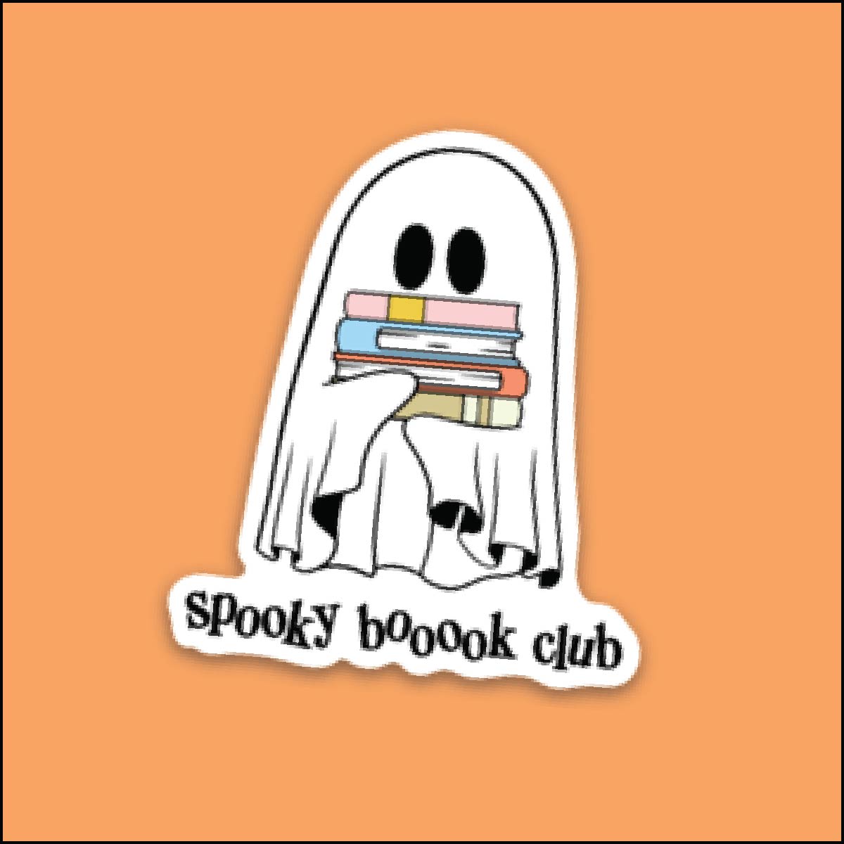 LMSS® STICKER - Spooky Booook Club Little Mama Shirt Shop LLC