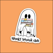 LMSS® STICKER - Spooky Booook Club Little Mama Shirt Shop LLC