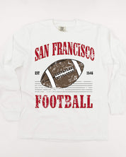 Touchdown Tees - LONG SLEEVE Comfort Colors Tee Little Mama Shirt Shop