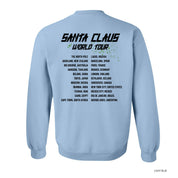Santa Claus World Tour (f&b) - BASIC Fleece Little Mama Shirt Shop LLC