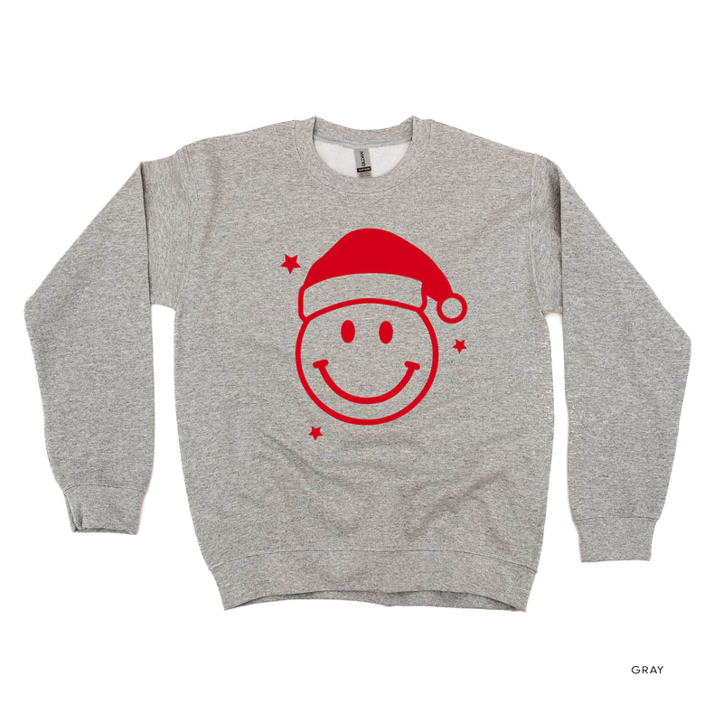 Santa Hat - Smiley Face - BASIC Fleece