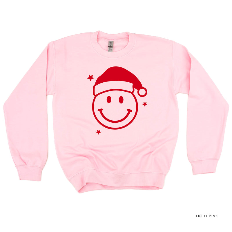 Santa Hat - Smiley Face - BASIC Fleece