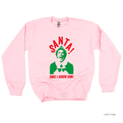 Santa! OMG! I Know Him! - BASIC Fleece Little Mama Shirt Shop LLC