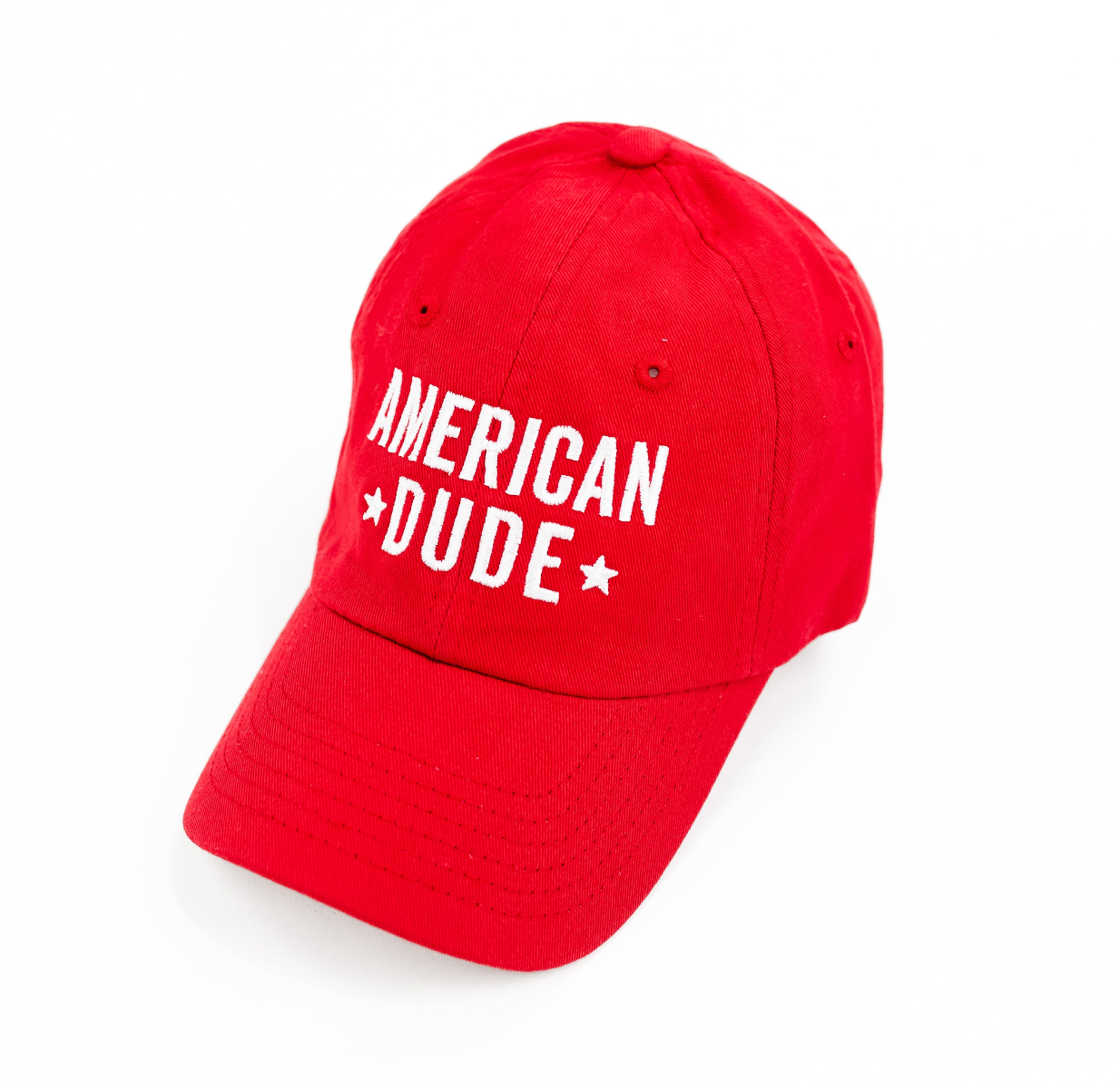 American Dude - Block - Child Size - Baseball Cap Little Mama Shirt Shop